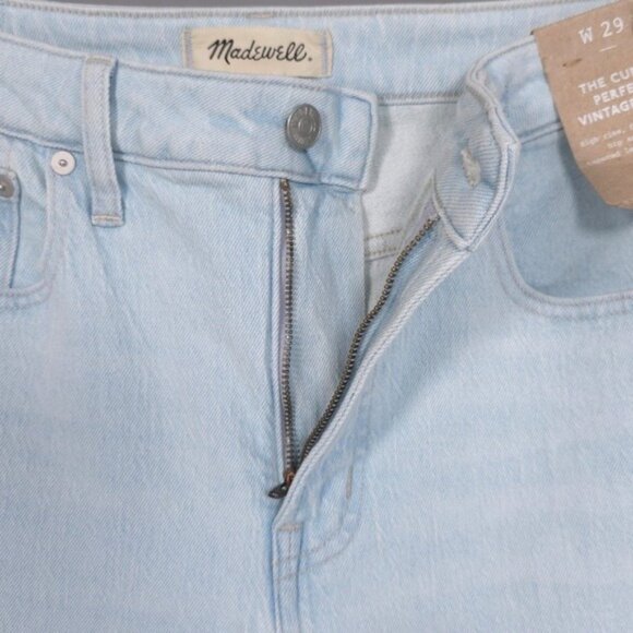 NWT MADEWELL Women's Jeans 29 CURVY PERFECT VINTAGE JEAN Style‎ N0874 - Picture 8 of 14